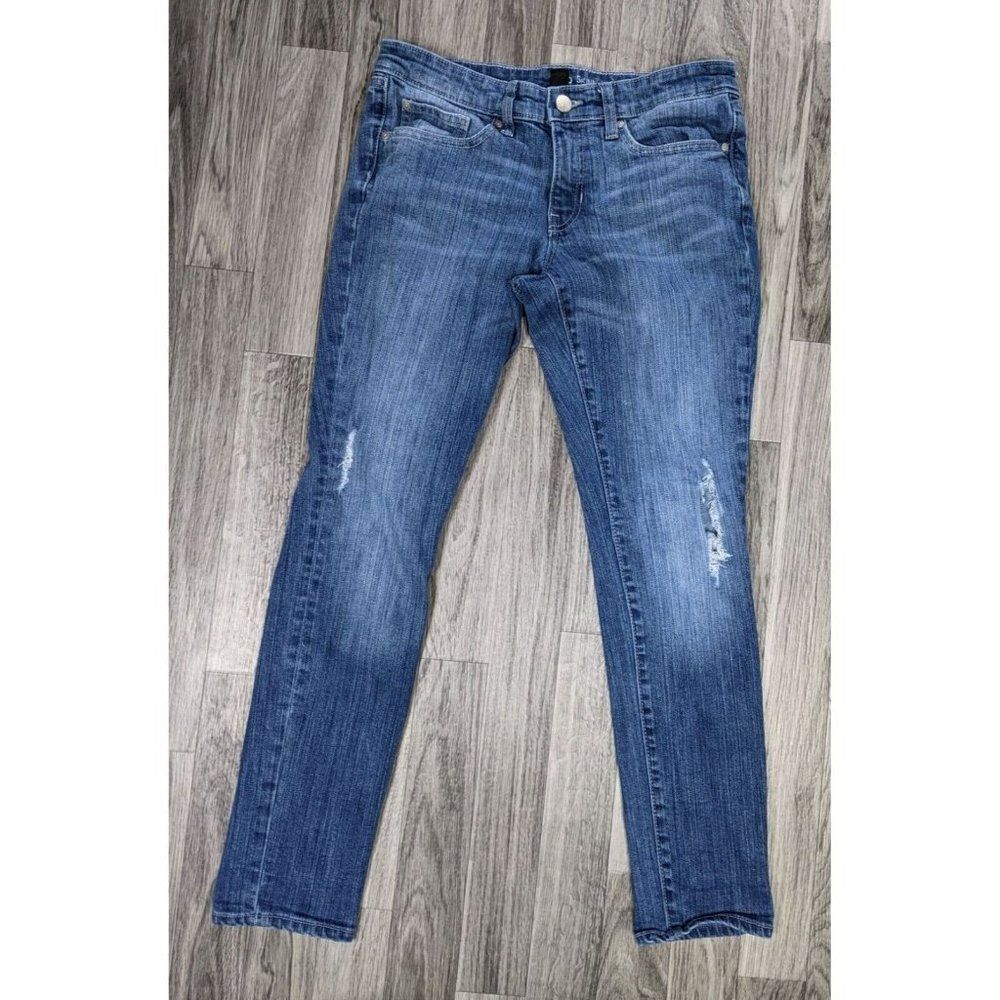 Gap Womens Size 2 / 26 R‎ Pockets Skinny Distressed Denim Blue Jeans